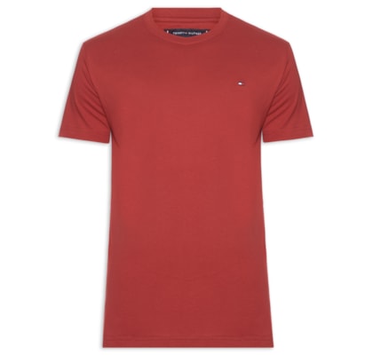 Camiseta Masculina Essential Regular Fit - Vermelho