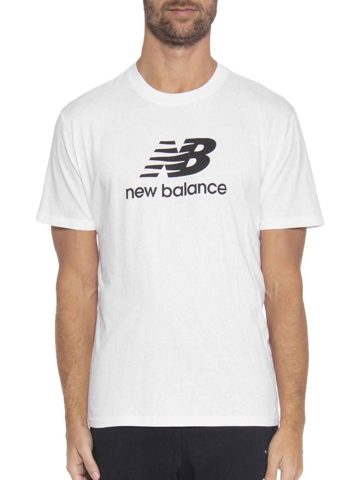 Camiseta Masculina Essentials Basic Branco New Balance