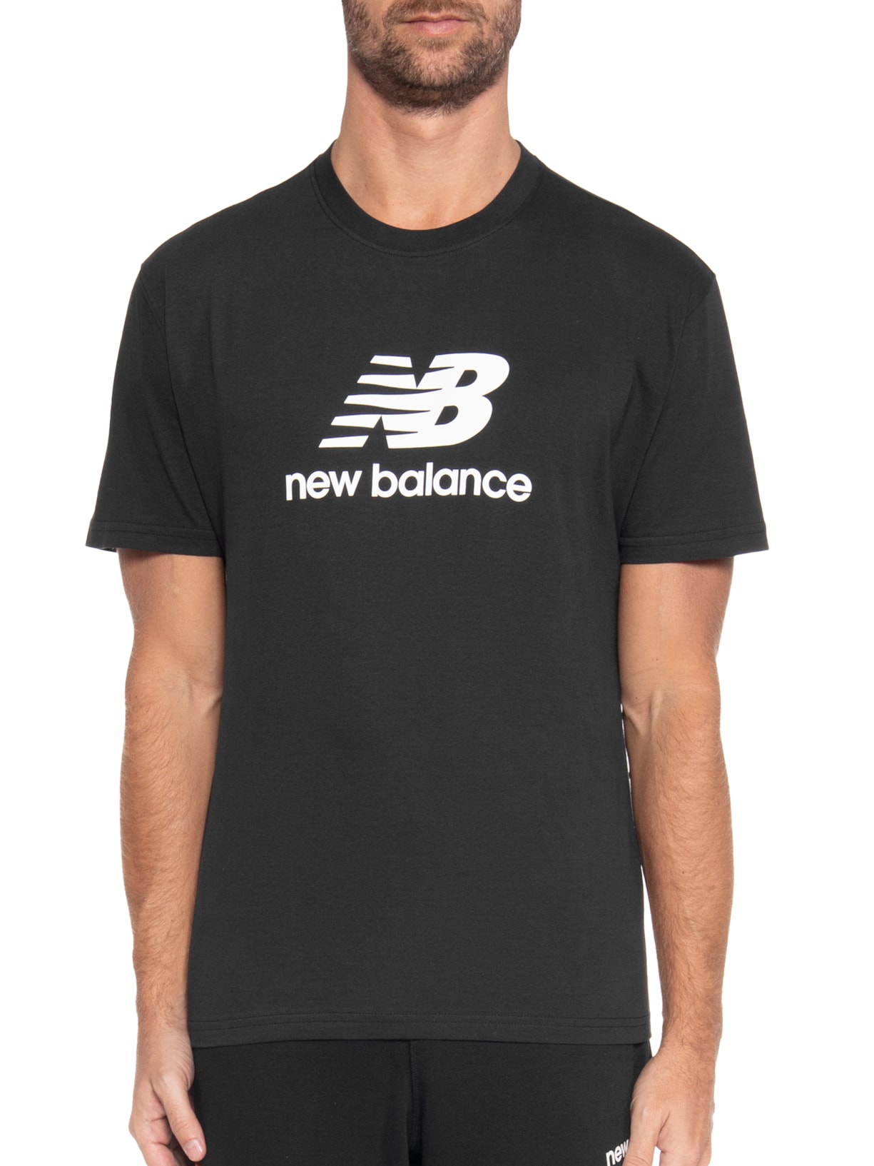 Camiseta Masculina Essentials Basic Preto New Balance