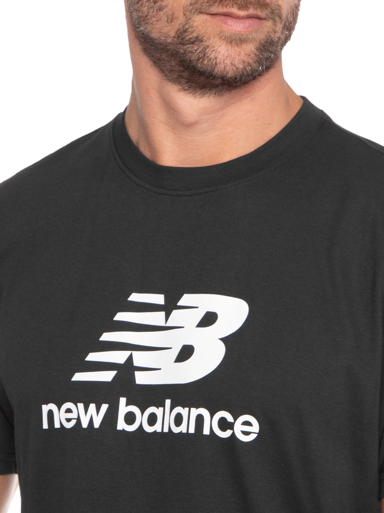 Camiseta Masculina Essentials Basic Preto New Balance