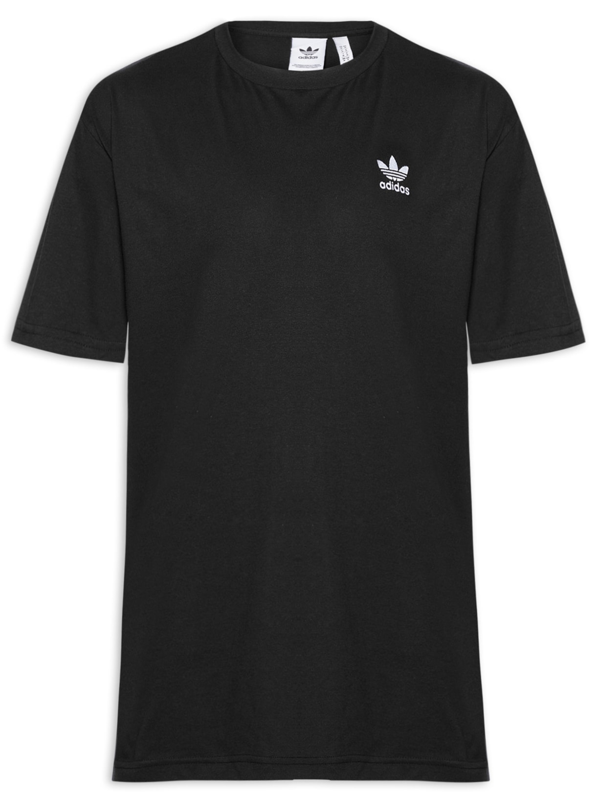 Camiseta Masculina Essentials Os - Preto