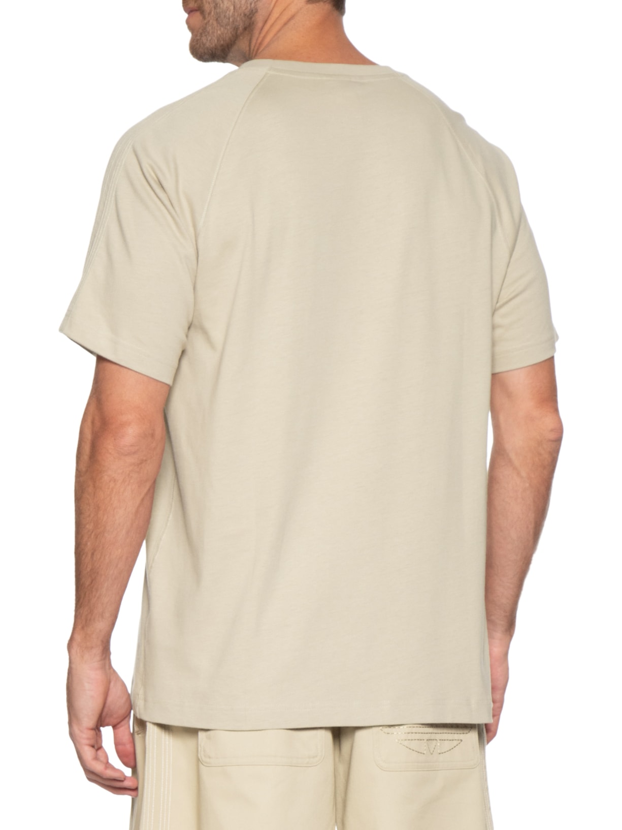 Camiseta Masculina Essentials Premium Bege Adidas Originals