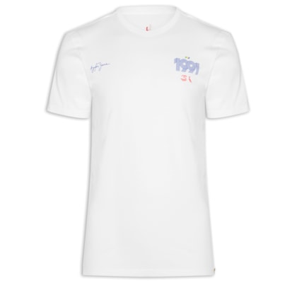 Camiseta Masculina Est 1991 Senna - Branco
