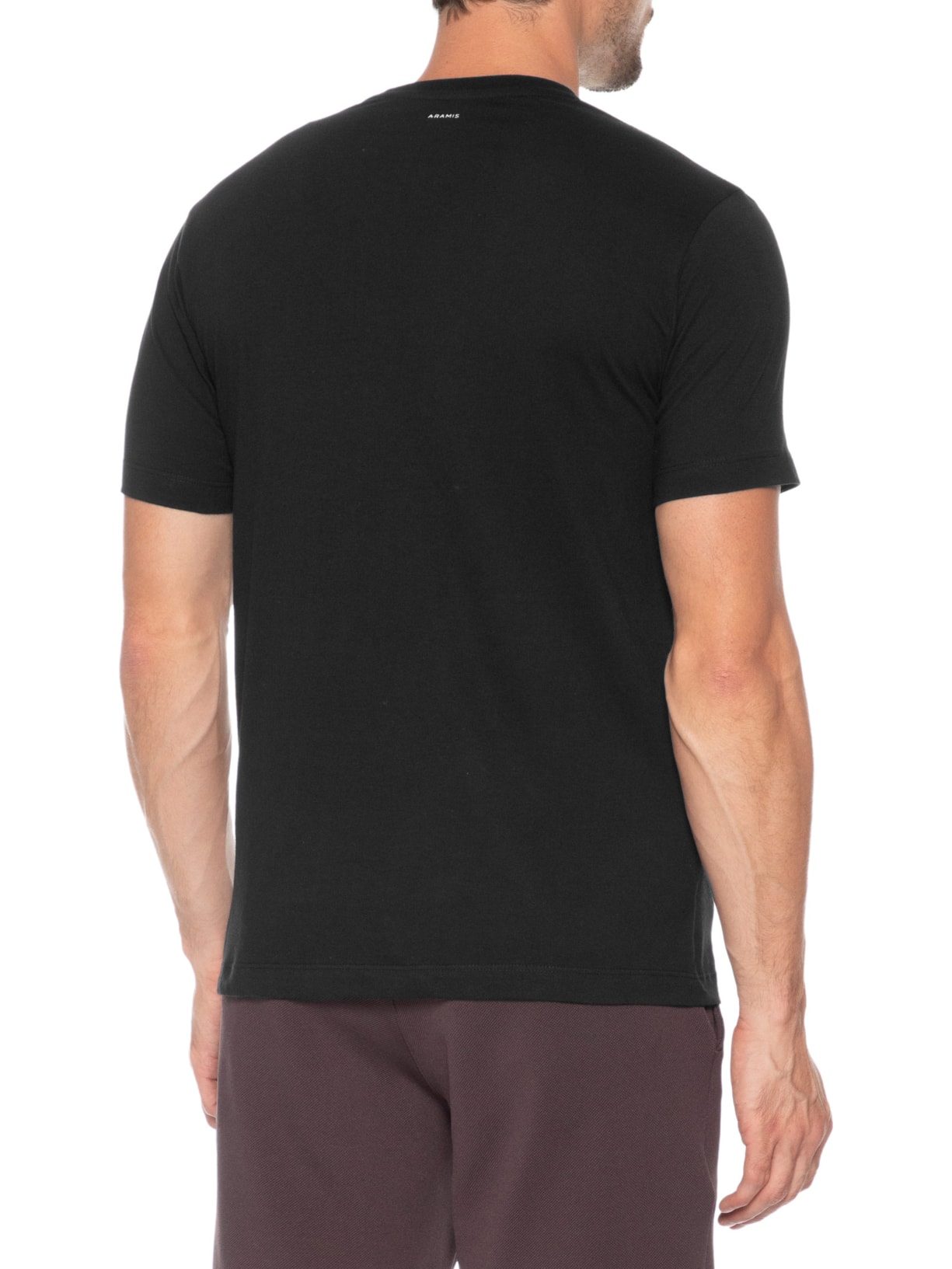 Camiseta Masculina Estampa Aramis Code Preto Aramis