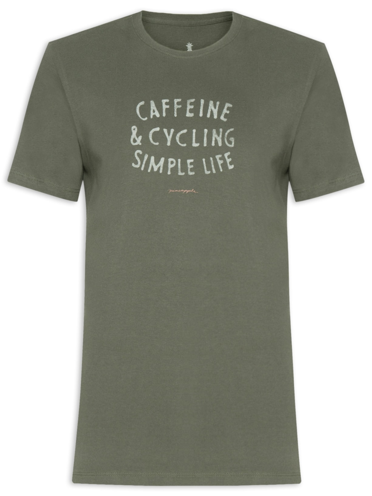 Camiseta Masculina Estampa Caffene - Verde