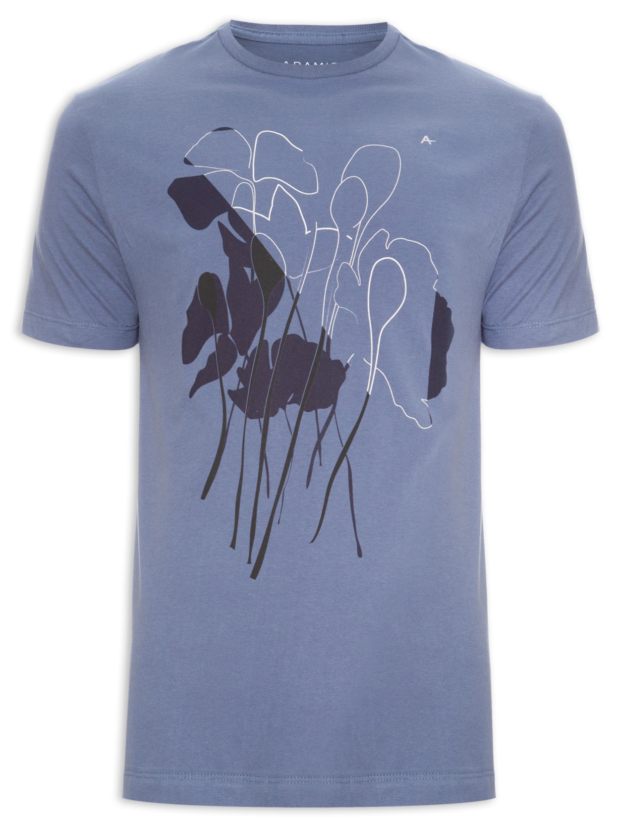 Camiseta Masculina Estampa Clover - Azul