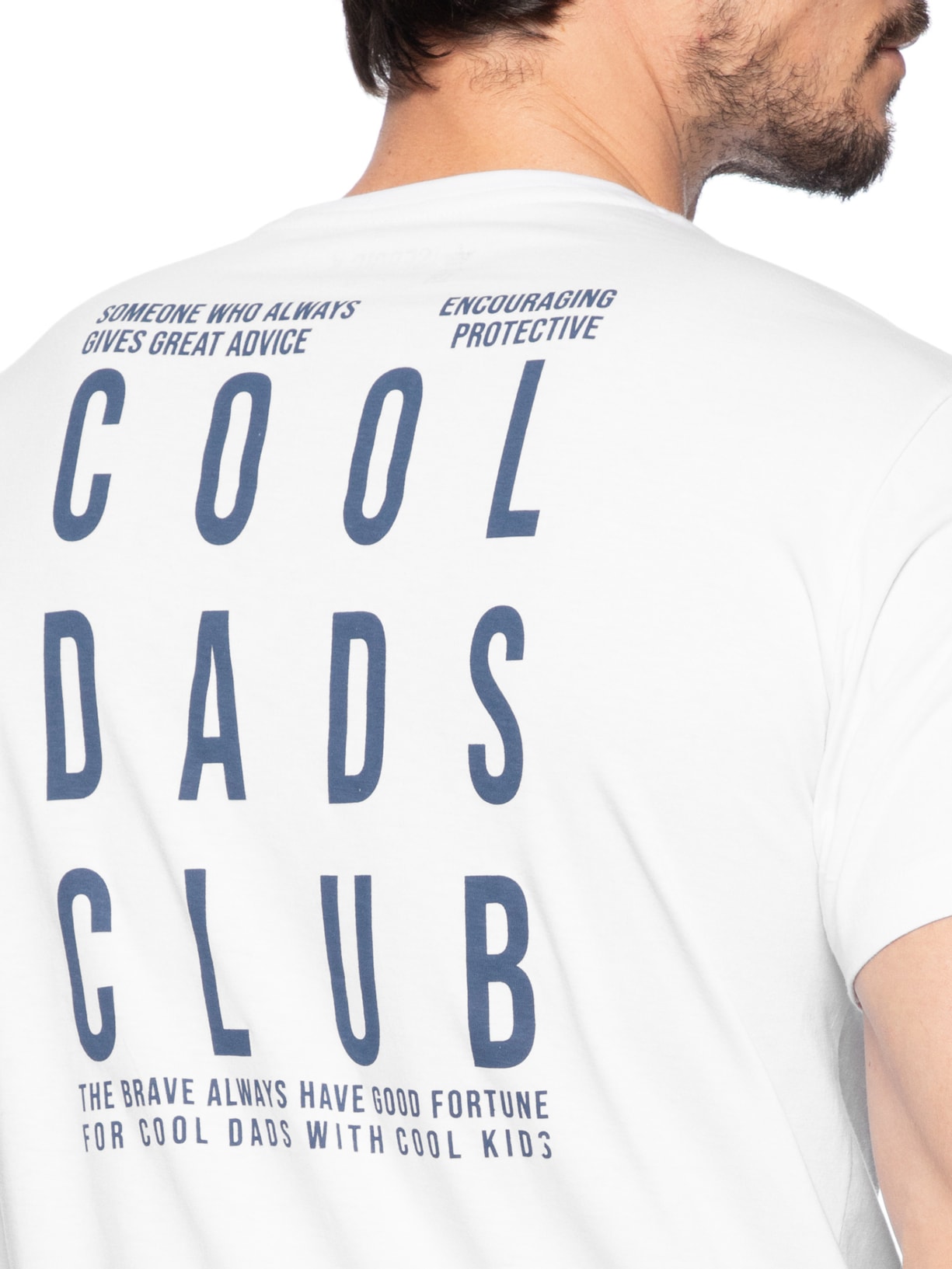 Camiseta Masculina Estampa Cool Dads Branco Sergio K