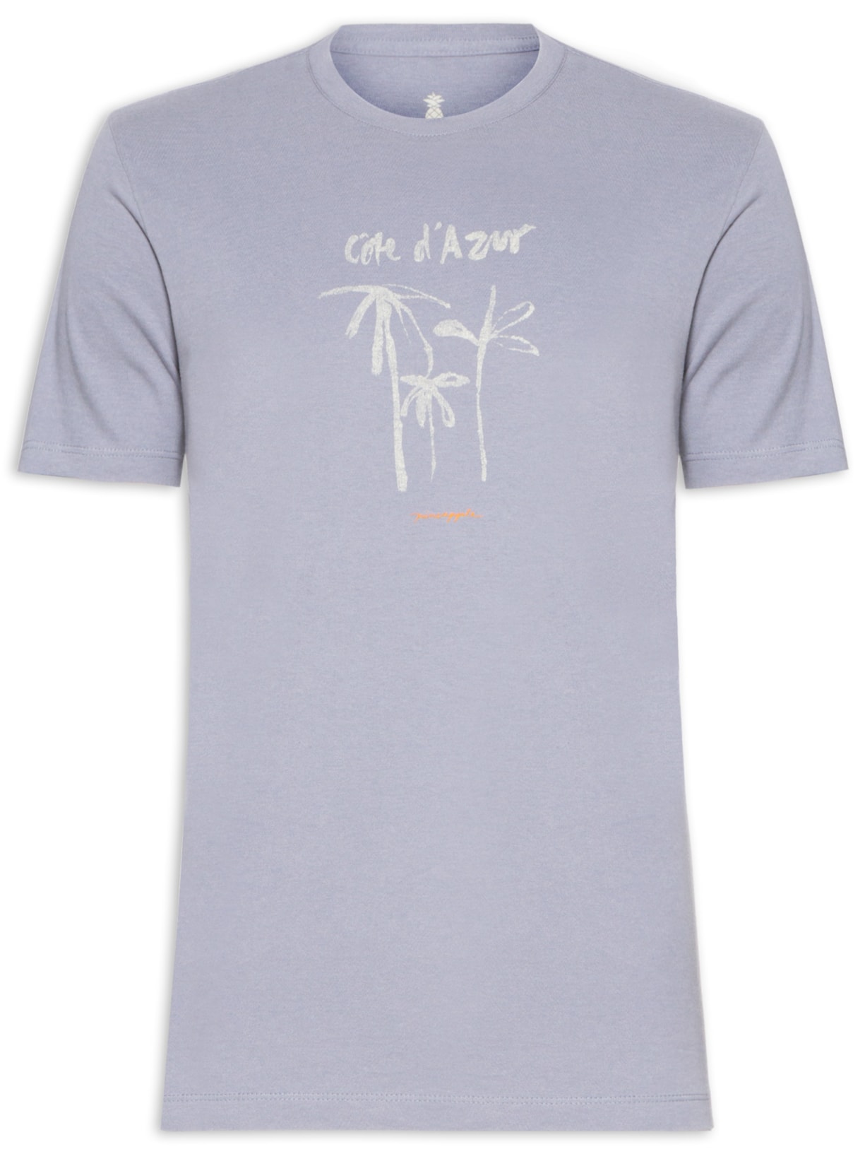 Camiseta Masculina Estampa Cote D'azur - Azul