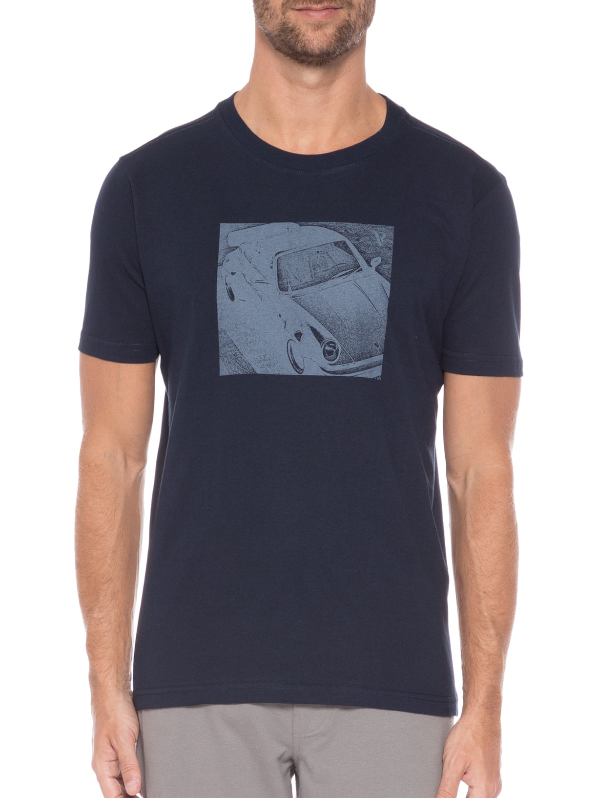 Camiseta Masculina Estampa Darrel Azul Vr