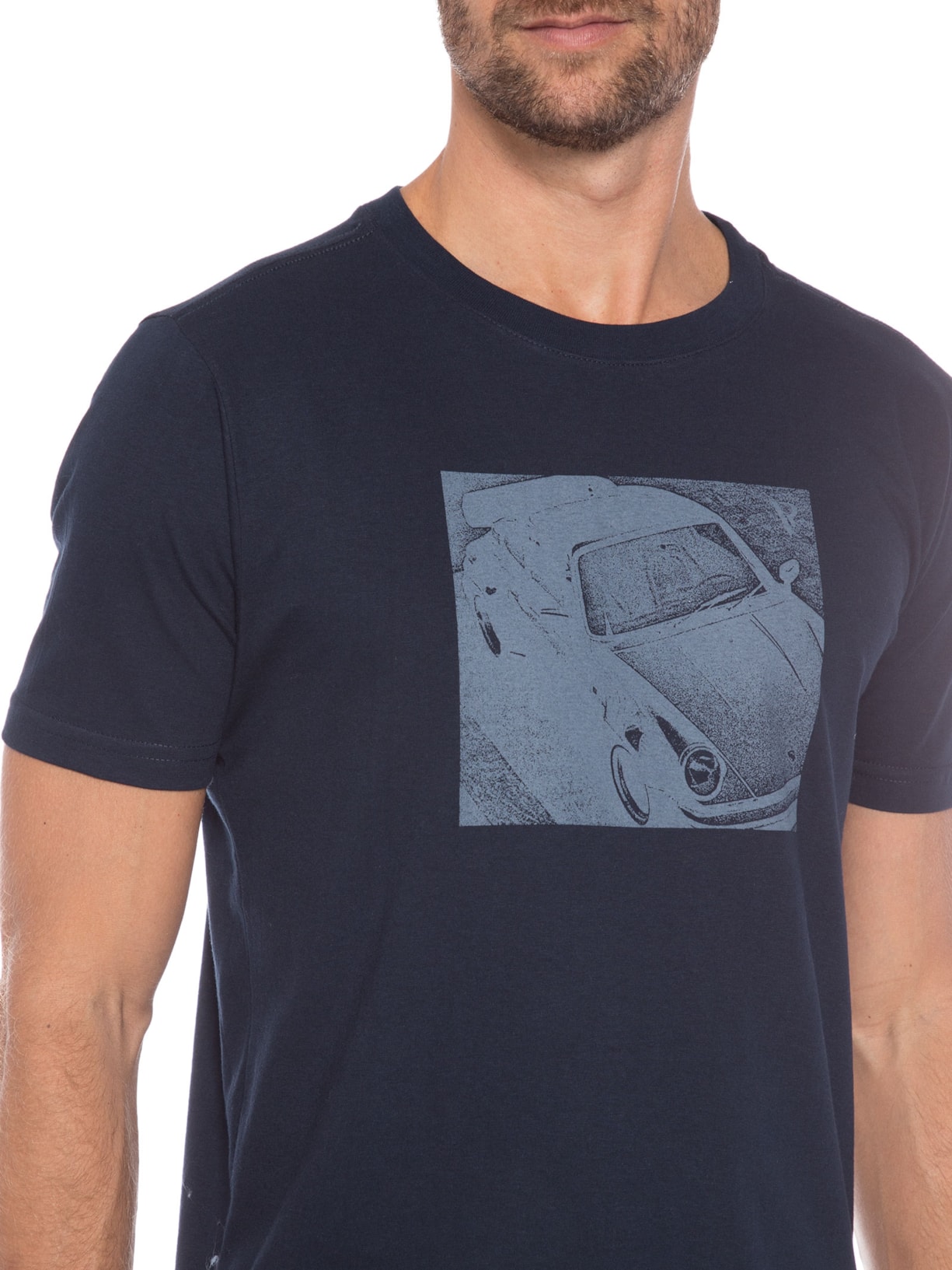 Camiseta Masculina Estampa Darrel Azul Vr