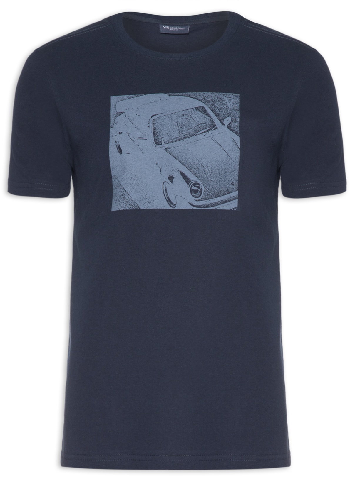 Camiseta Masculina Estampa Darrel Azul Vr