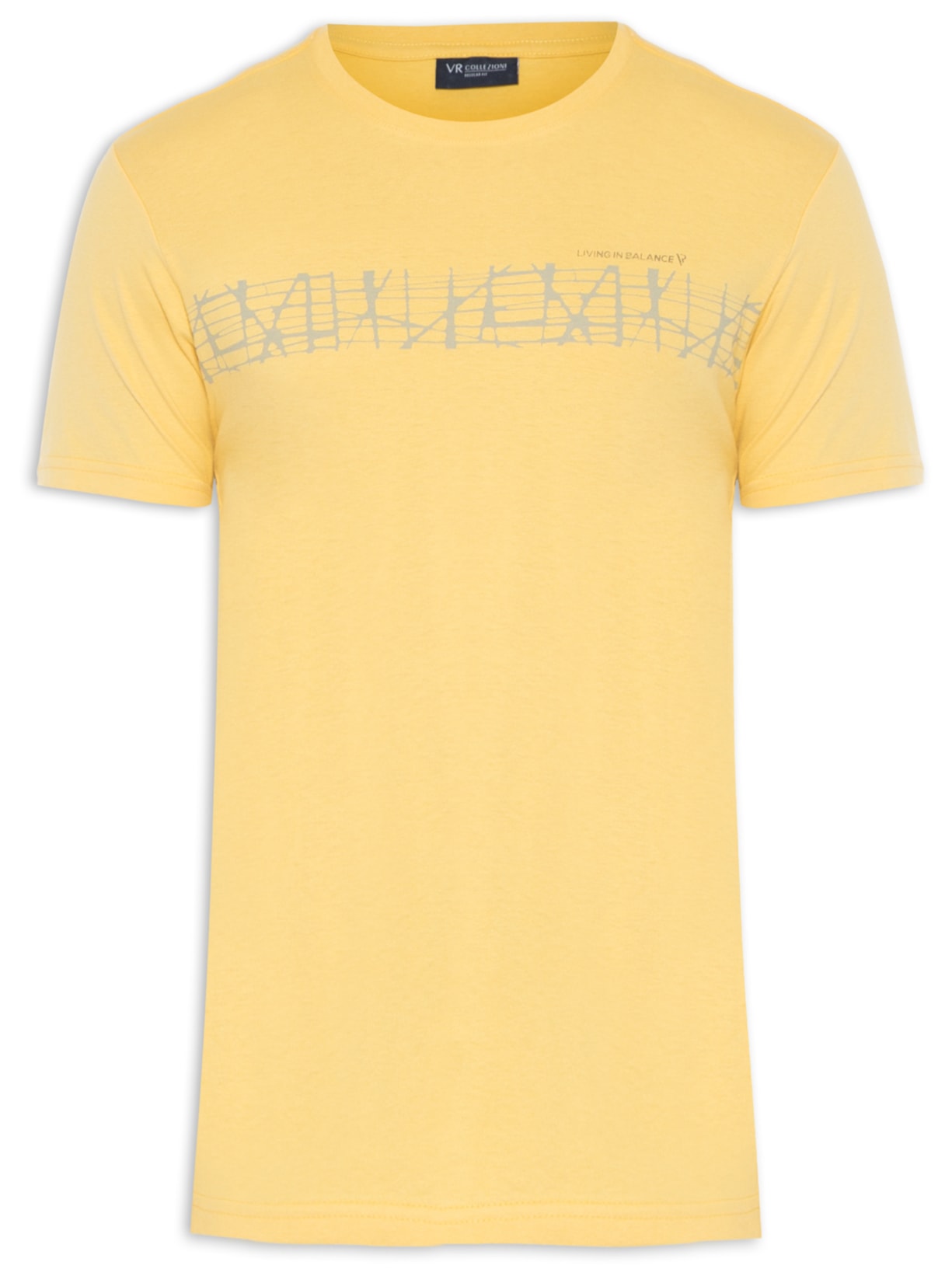 Camiseta Masculina Estampa Greg - Amarelo