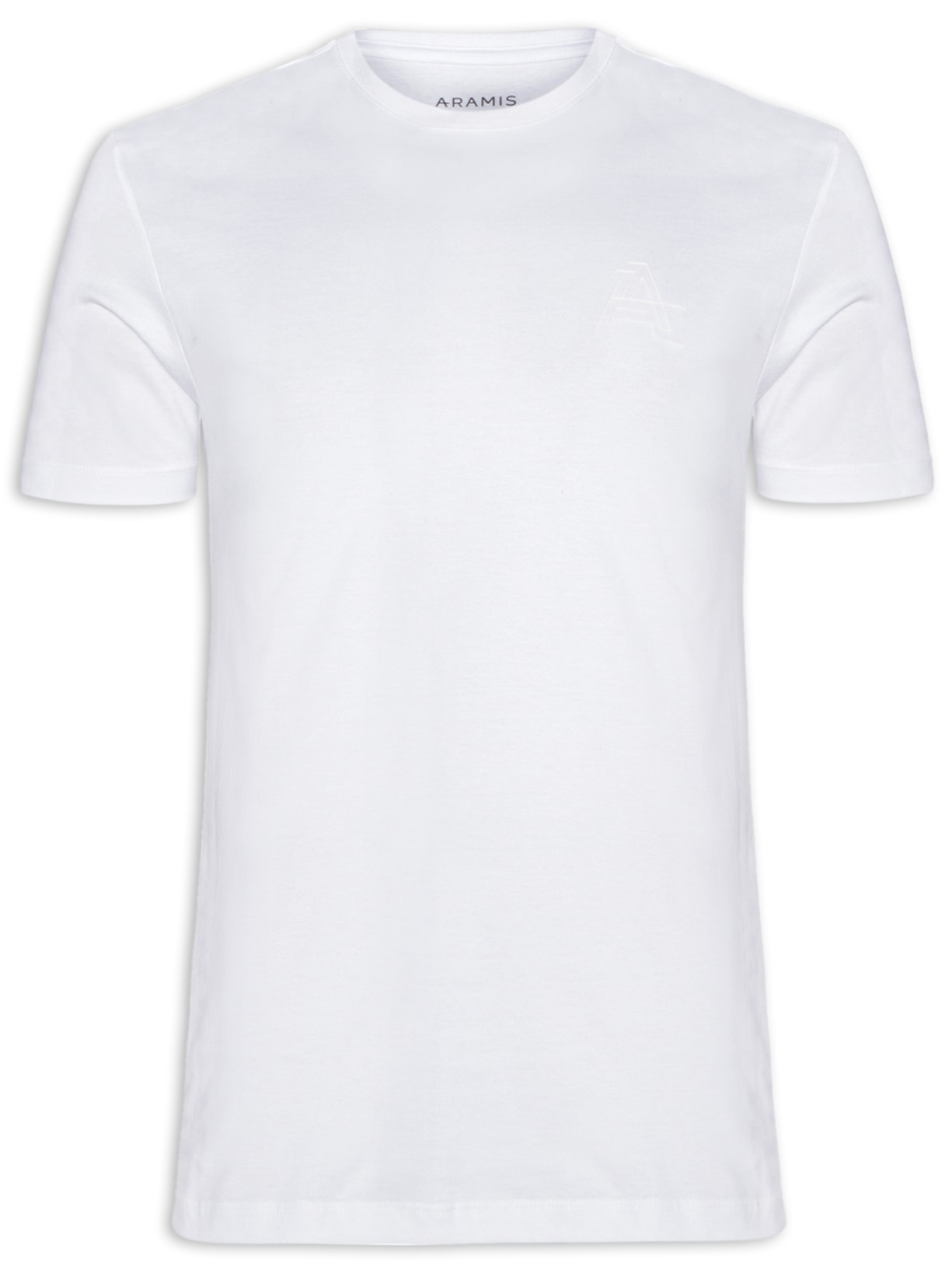 Camiseta Masculina Estampa Logo Arestas (PA) - Off White