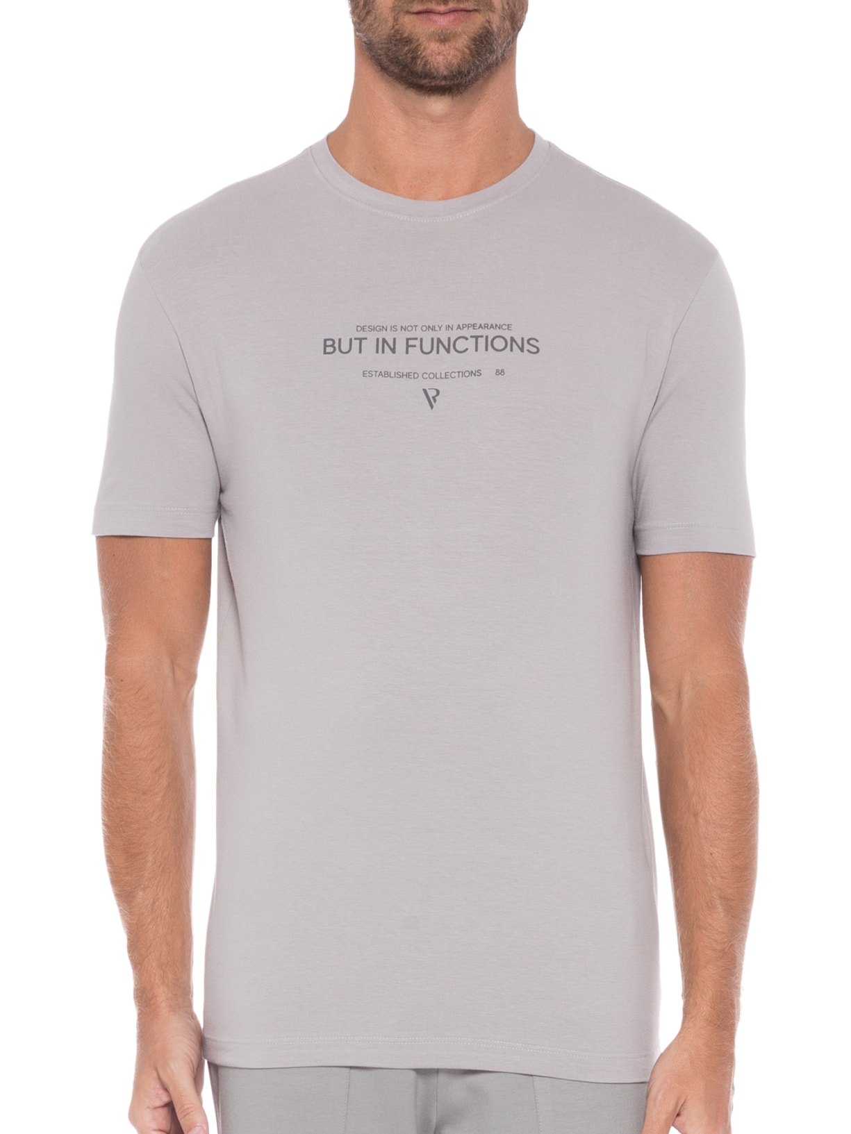 Camiseta Masculina Estampa Martin Cinza Vr