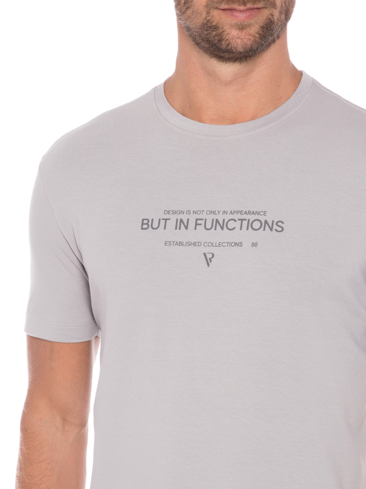 Camiseta Masculina Estampa Martin Cinza Vr