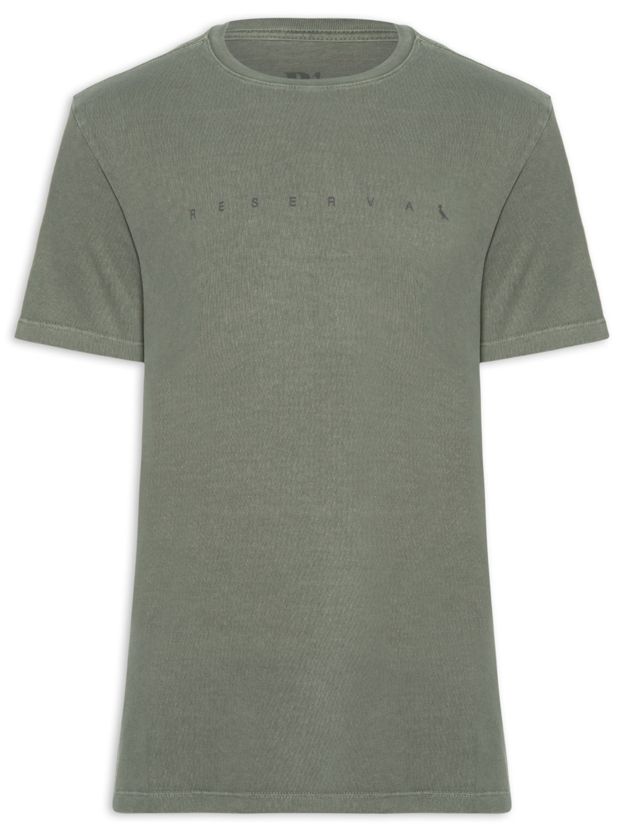 Camiseta Masculina Estampa Minimal Peito - Verde