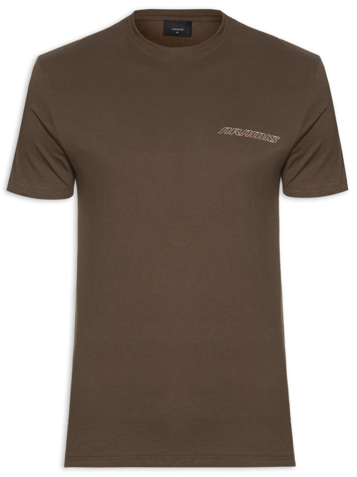 Camiseta Masculina Estampa Outline Red L - Marrom