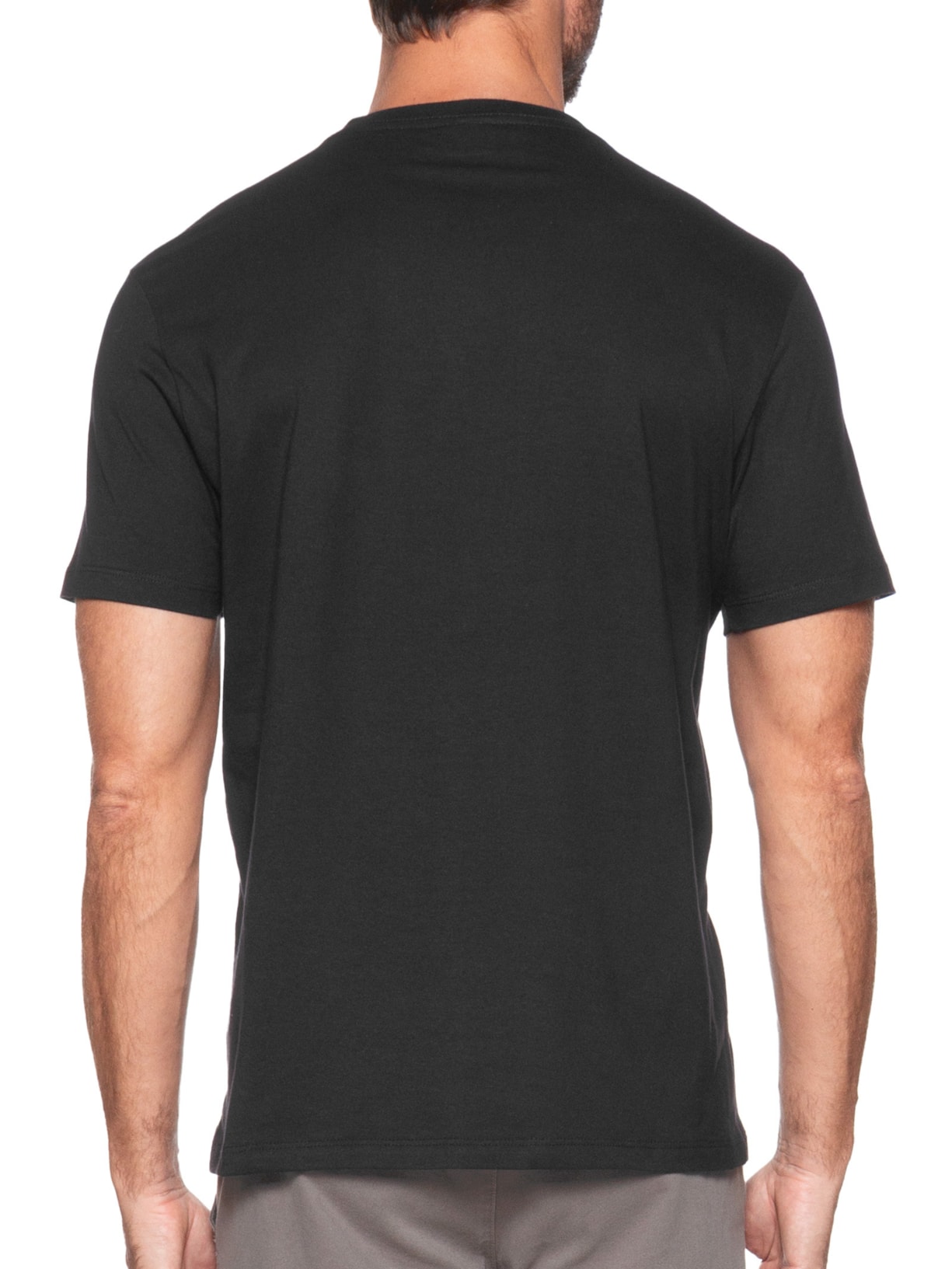 Camiseta Masculina Estampa Outline Red Line Preto Aramis