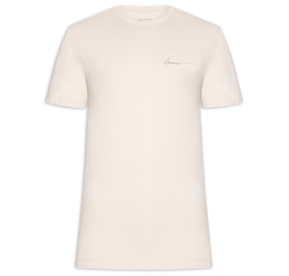 Camiseta Masculina Estampa (PA) - Bege