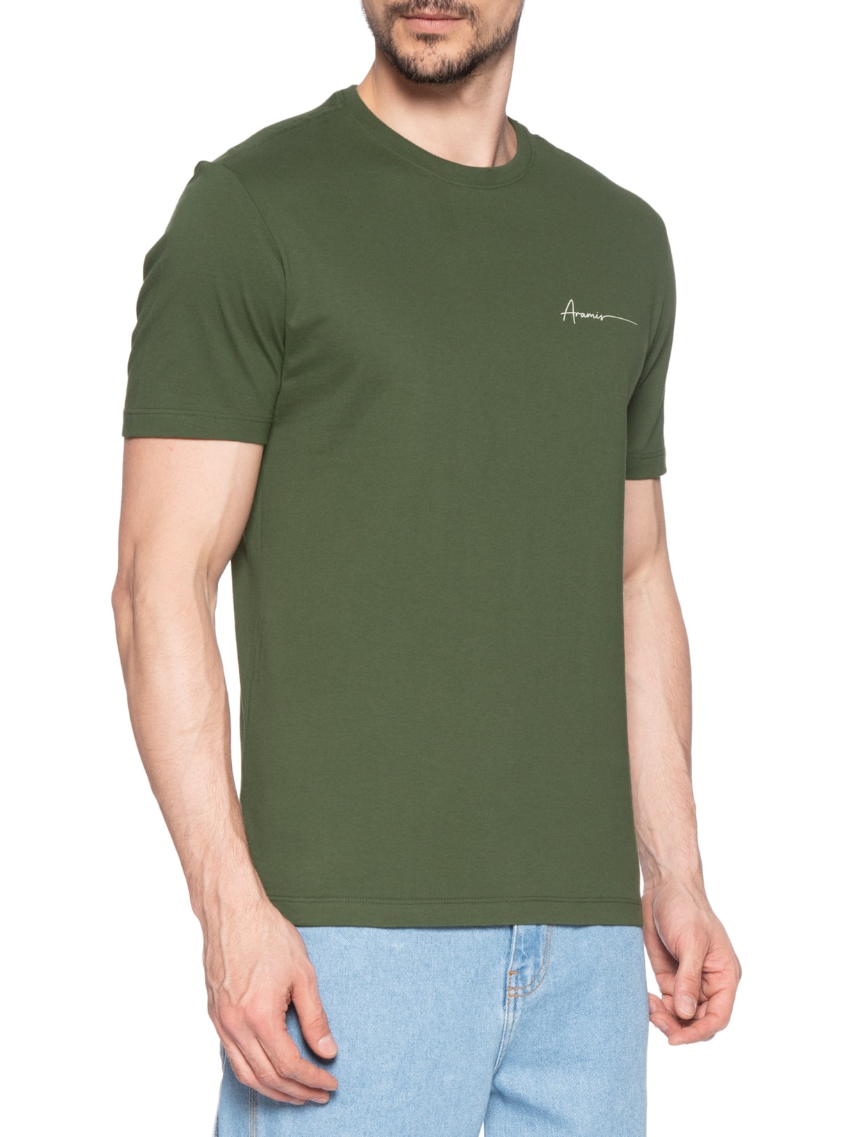 Camiseta Masculina Estampa (PA) Verde Aramis