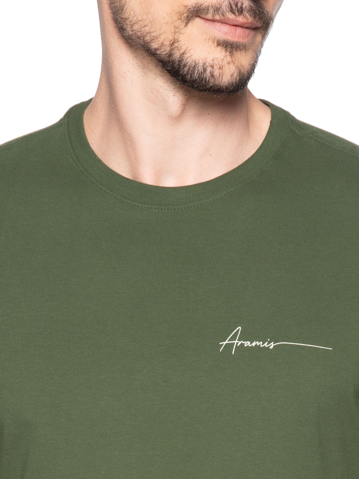 Camiseta Masculina Estampa (PA) Verde Aramis