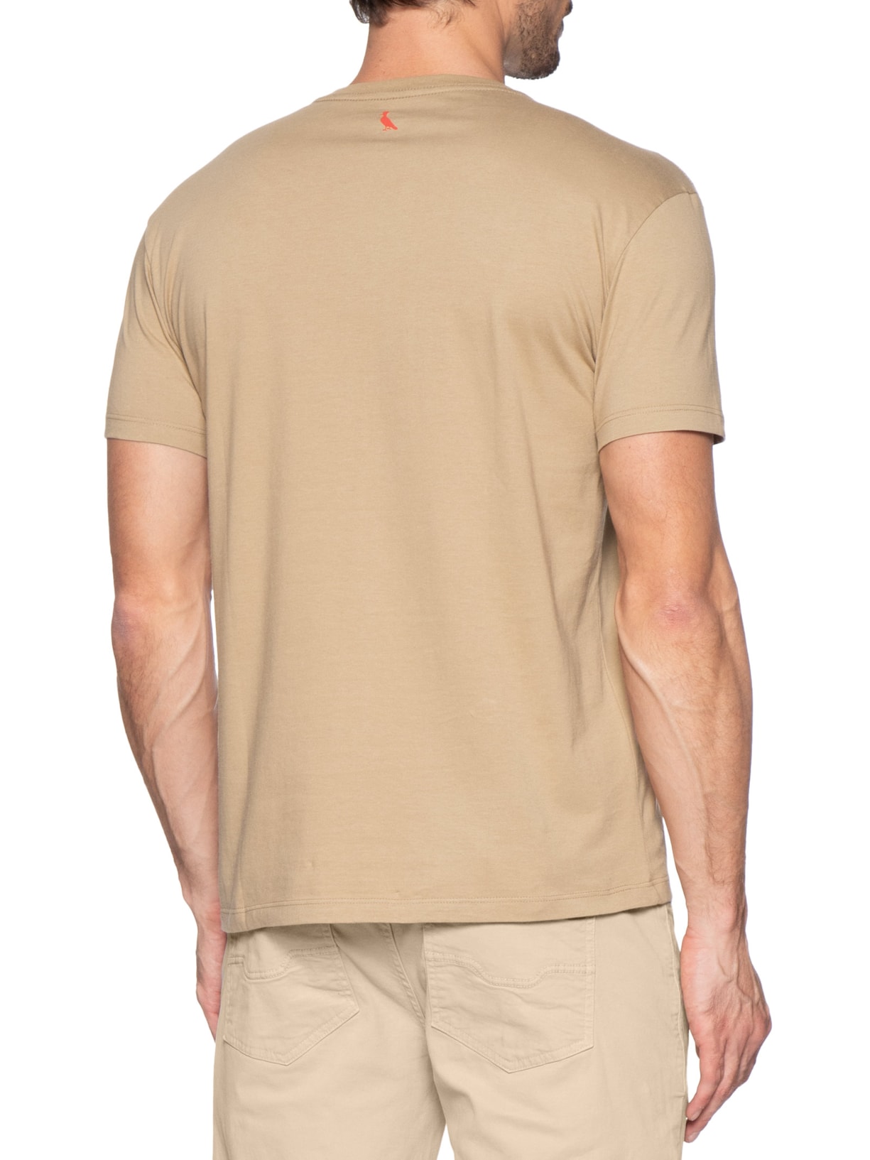 Camiseta Masculina Estampa Palm Water Bege Reserva