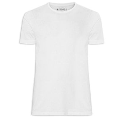 Camiseta Masculina Estampa Pedal Studio - Branco