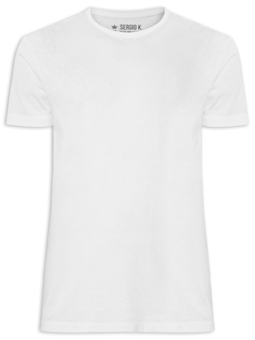 Camiseta Masculina Estampa Pedal Studio – Branco