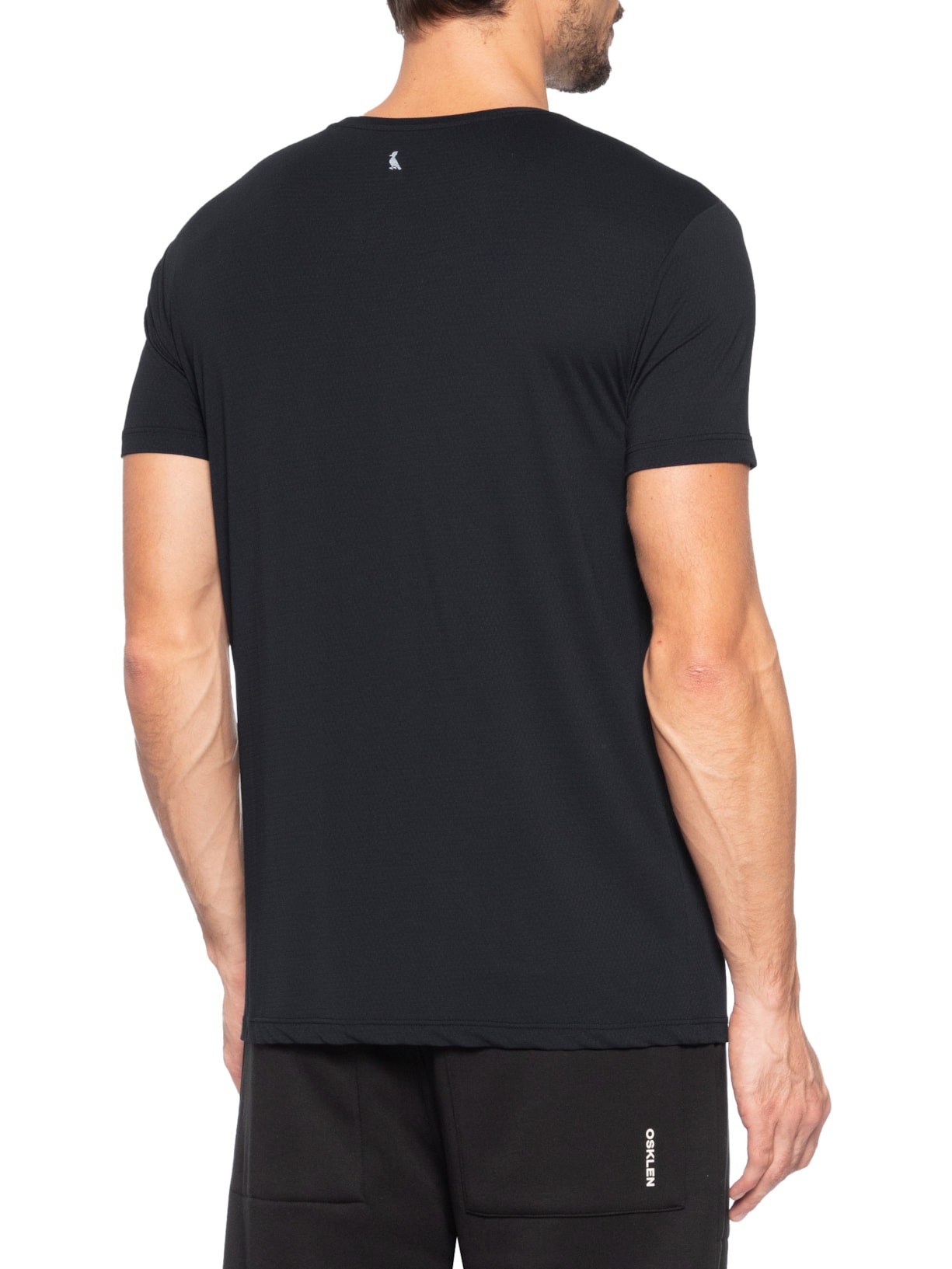 Camiseta Masculina Estampa Pica Pau Hi-Tech Pinos Preto Reserva