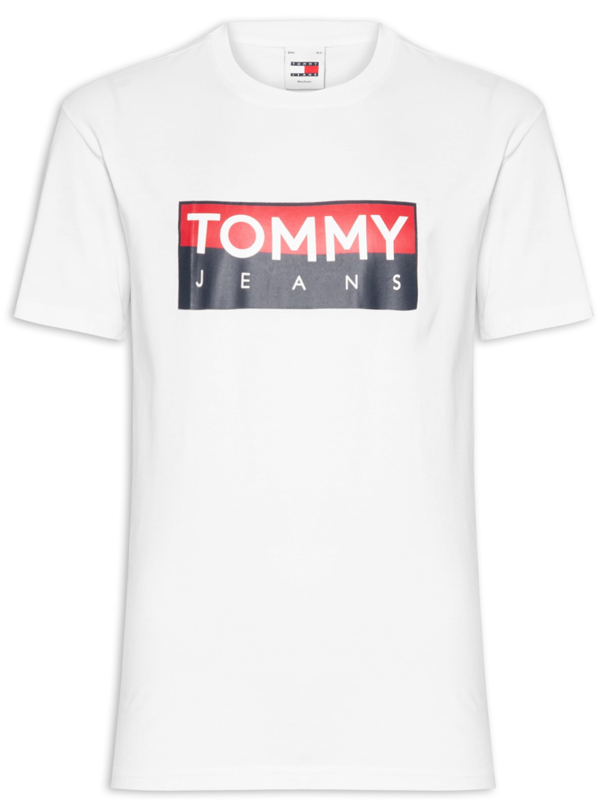 Camiseta Masculina Estampa Regular Fit em Algodão - Branco