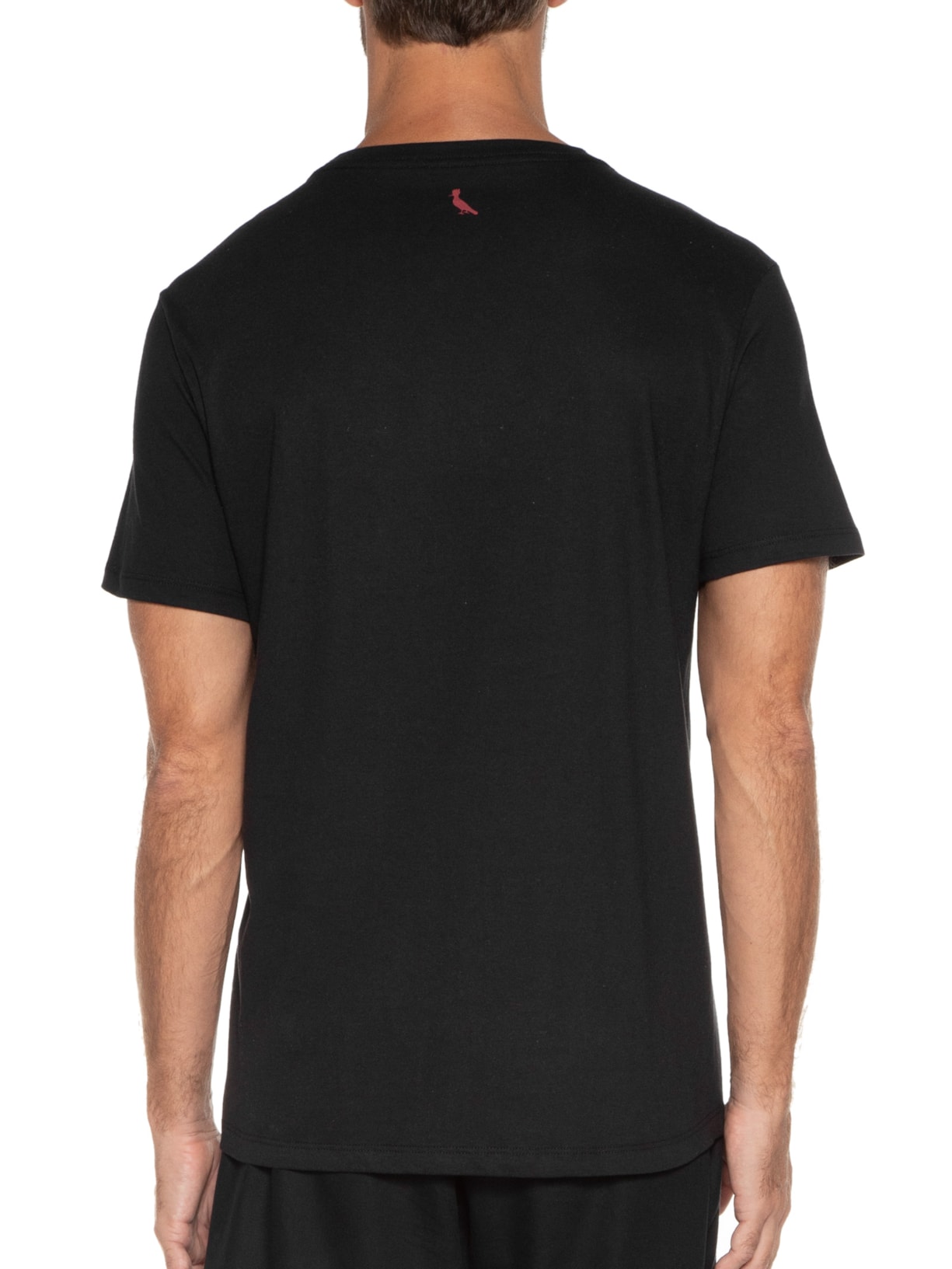 Camiseta Masculina Estampa Selo Pica-pau Oriental Preto Reserva