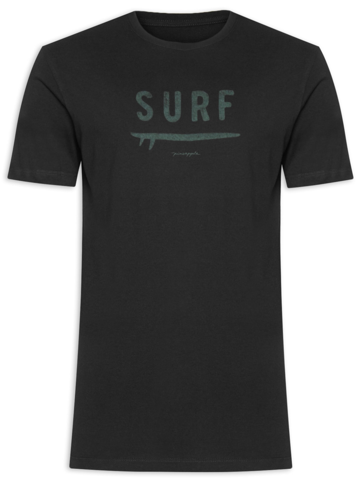 Camiseta Masculina Estampa Surf - Preto