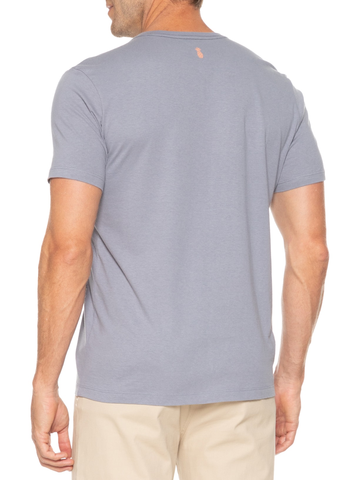 Camiseta Masculina Estampa Surf Trip Azul Pineapple