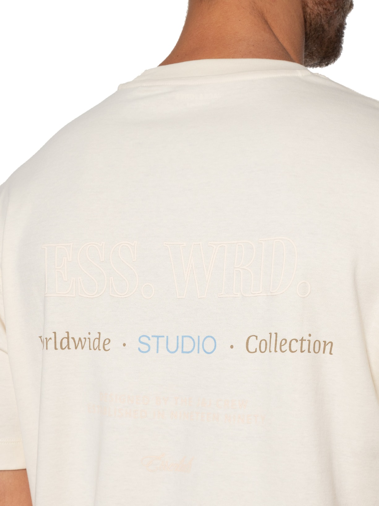 Camiseta Masculina Estampa Urban Edge Studio Branco Jack & Jones