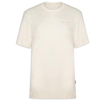 Camiseta Masculina Estampa Urban Edge Studio - Branco