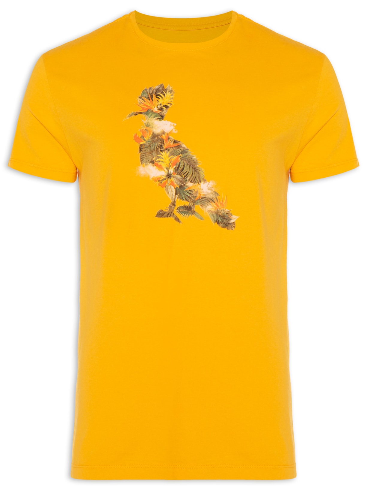 Camiseta Masculina Estampada 007 - Amarelo