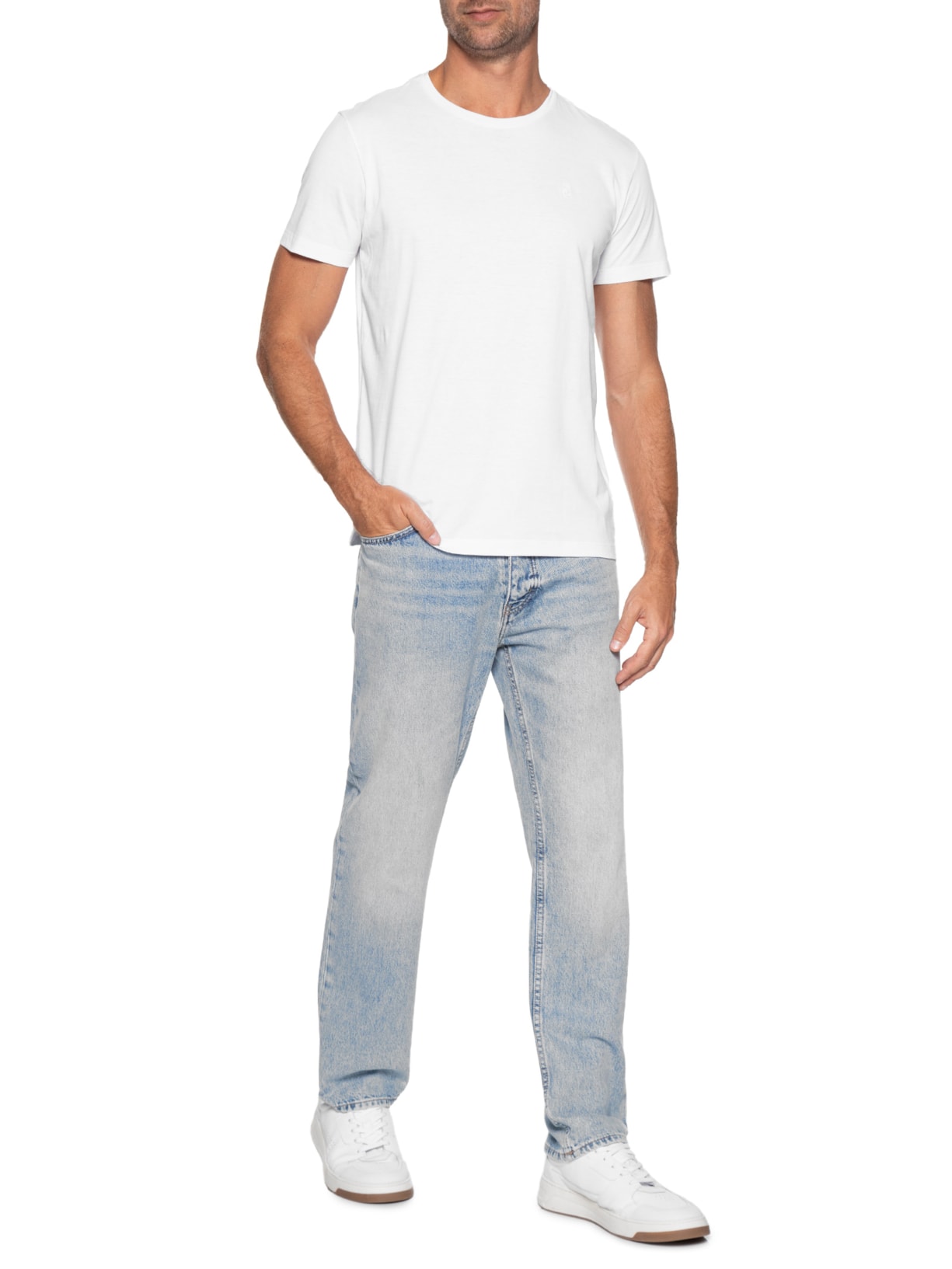 Camiseta Masculina Estampada Agrolife Edit Branco Sergio K