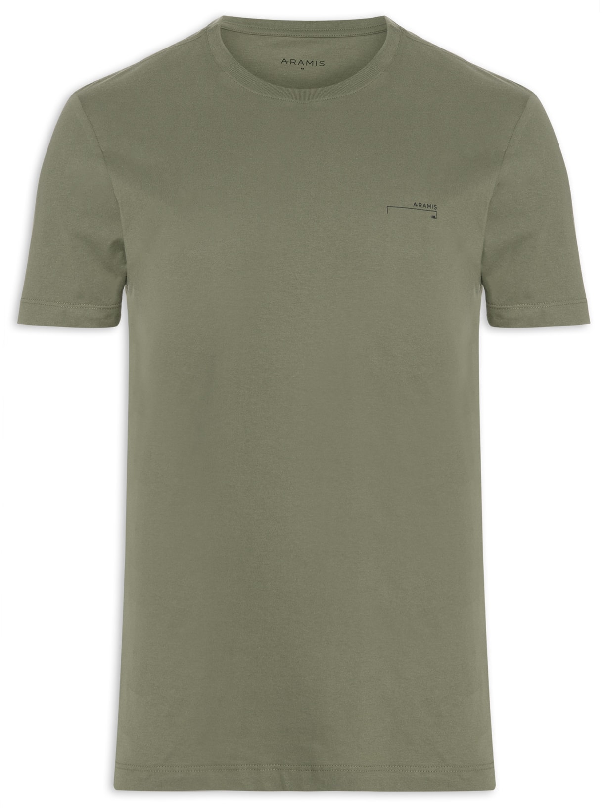 Camiseta Masculina Estampada Assinatura Peito (PA) - Verde