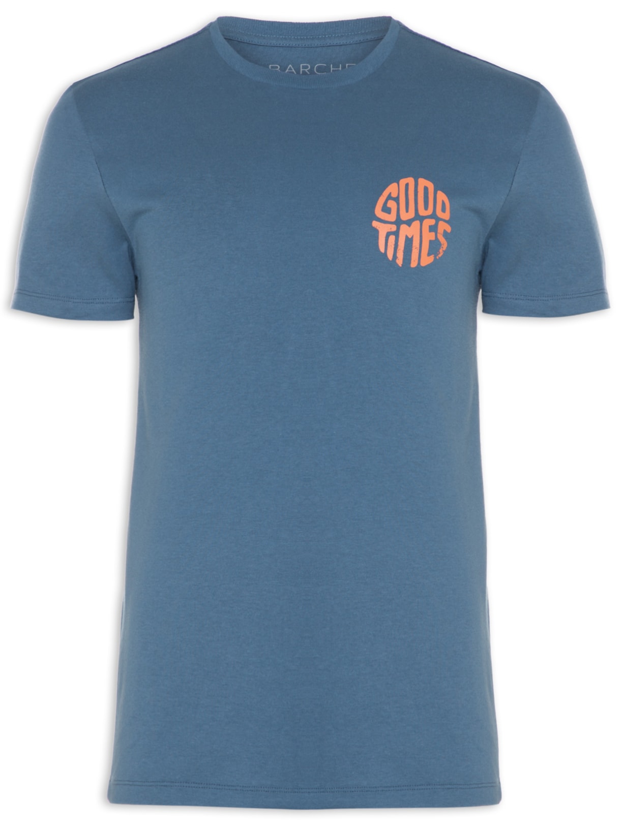 Camiseta Masculina Estampada - Azul