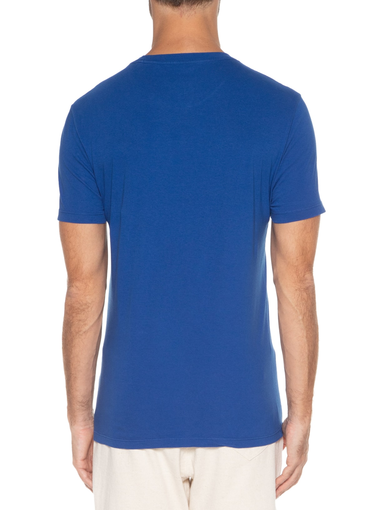 Camiseta Masculina Estampada Azul Original Penguin