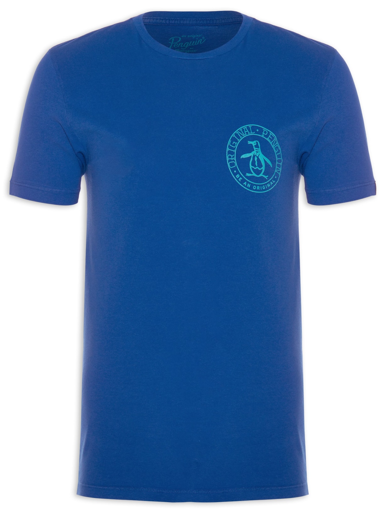 Camiseta Masculina Estampada - Azul