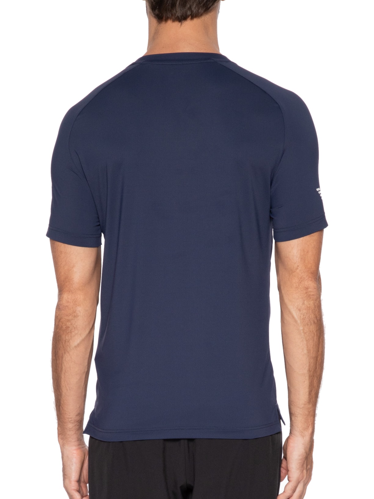 Camiseta Masculina Estampada Azul Ea7 Emporio Armani