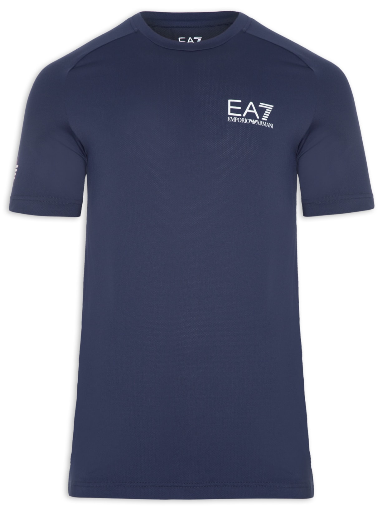 Camiseta Masculina Estampada Azul Ea7 Emporio Armani
