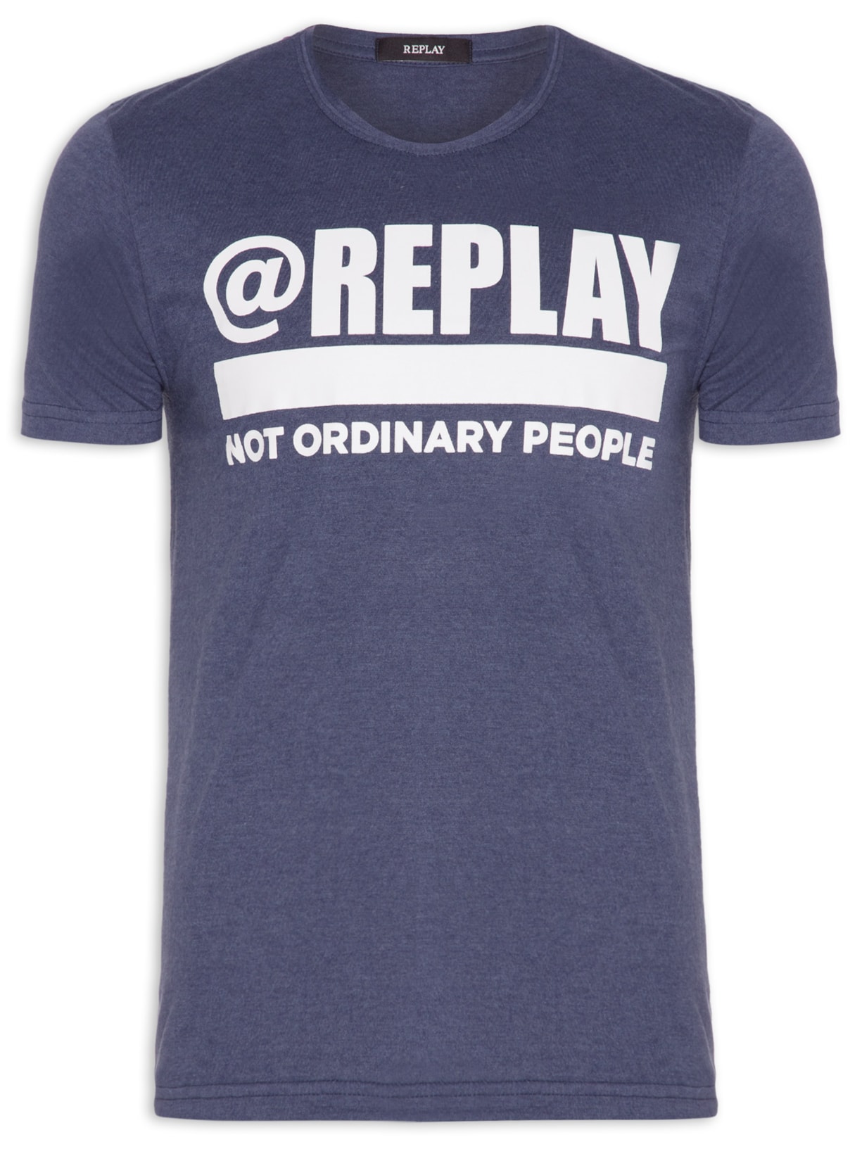 Camiseta Masculina Estampada - Azul