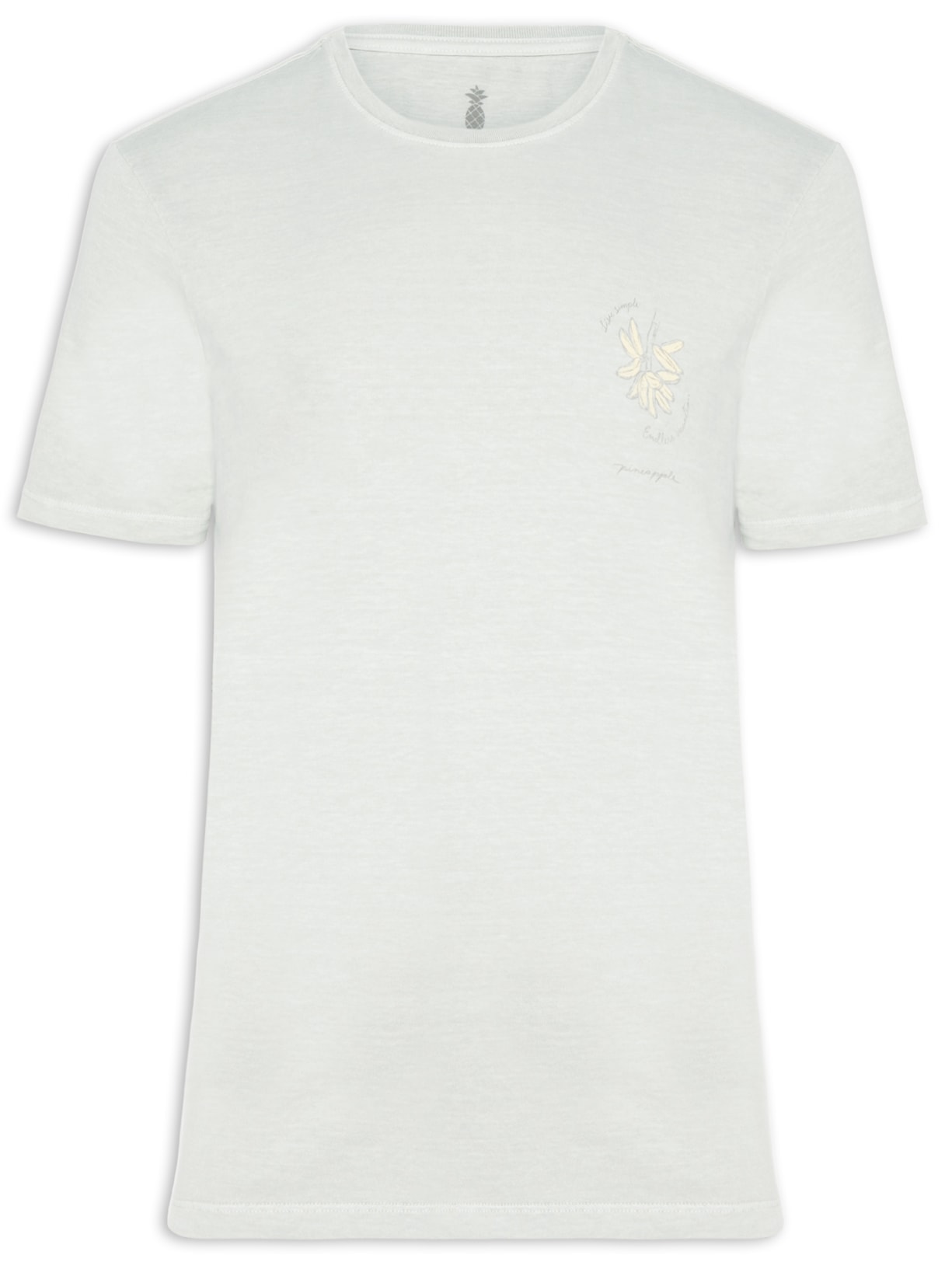 Camiseta Masculina Estampada Bananas - Cinza