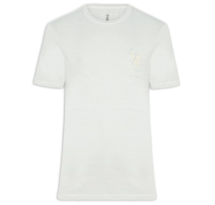 Camiseta Masculina Estampada Bananas - Cinza