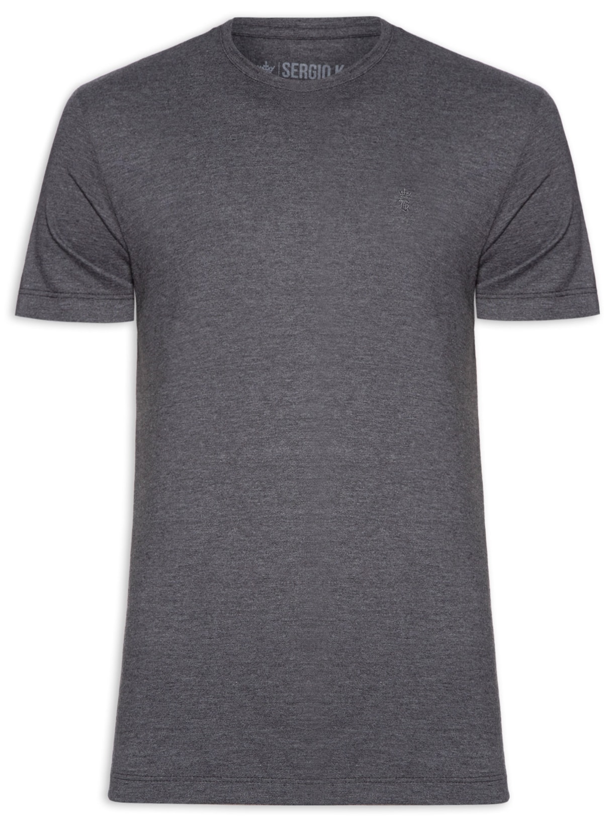 Camiseta Masculina Estampada Best Driver Cinza Sergio K