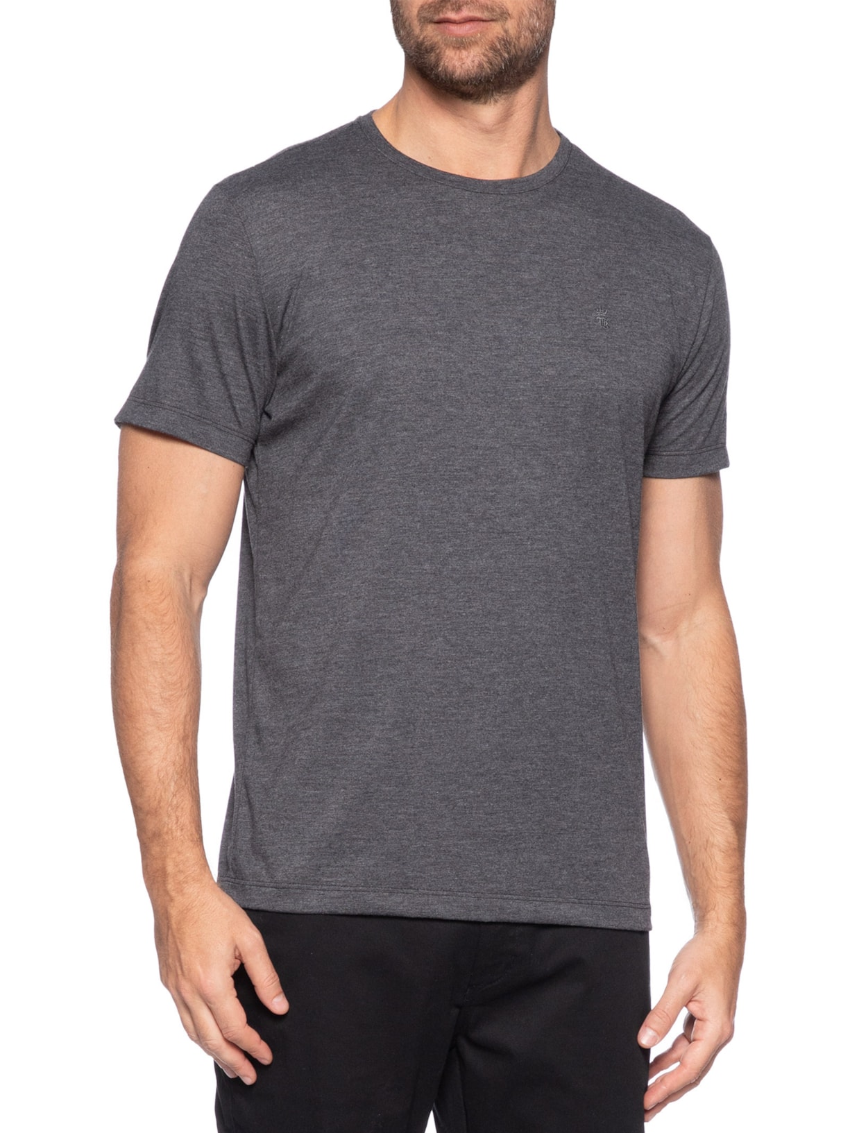 Camiseta Masculina Estampada Best Driver Cinza Sergio K