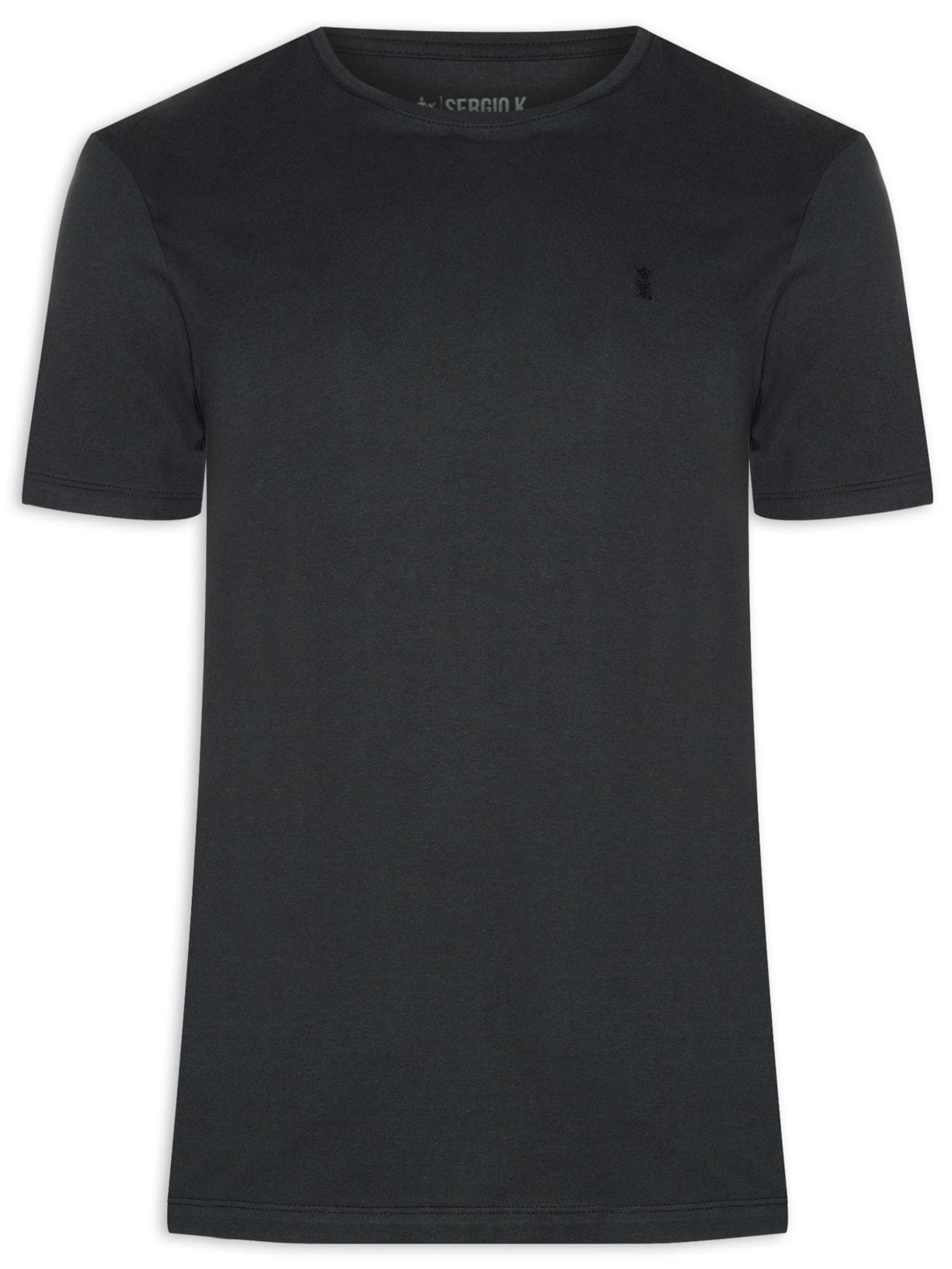 Camiseta Masculina Estampada Big Logo Jungle - Preto