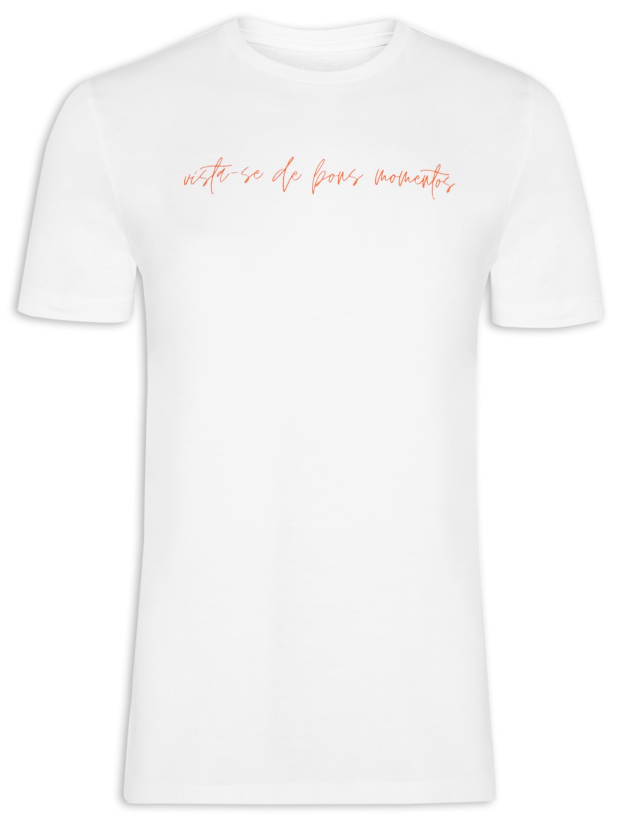 Camiseta Masculina Estampada - Branco
